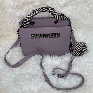 Steve Madden Mauve Beverlyn Scarf Satchel 💜
